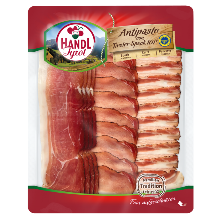 Merenda Classica con Tiroler Speck IGP Handl Tyrol