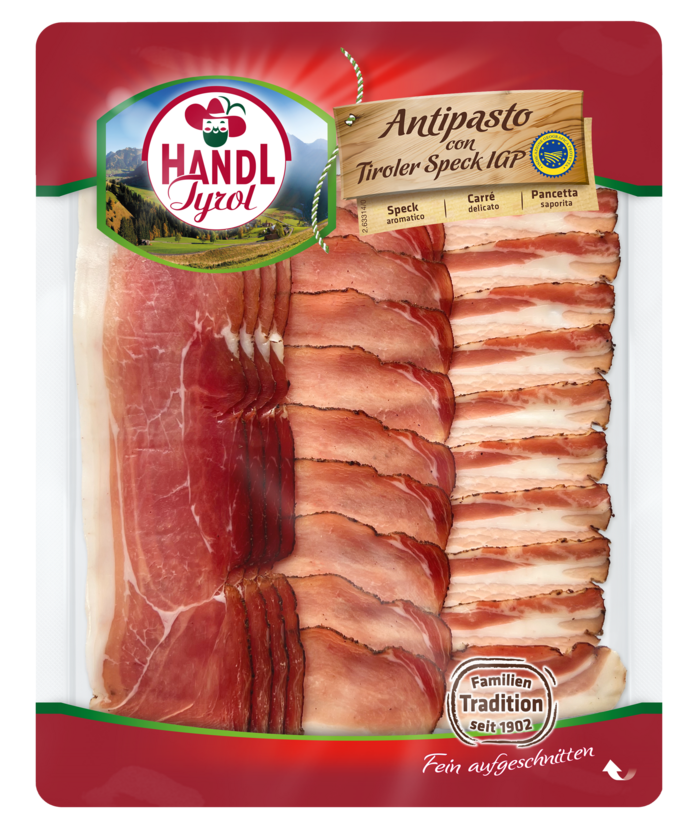 Merenda Classica con Tiroler Speck IGP Handl Tyrol